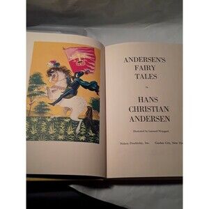 Vintage  Hans Christian Andersen's Fairy Tales Hardcover Book 1956